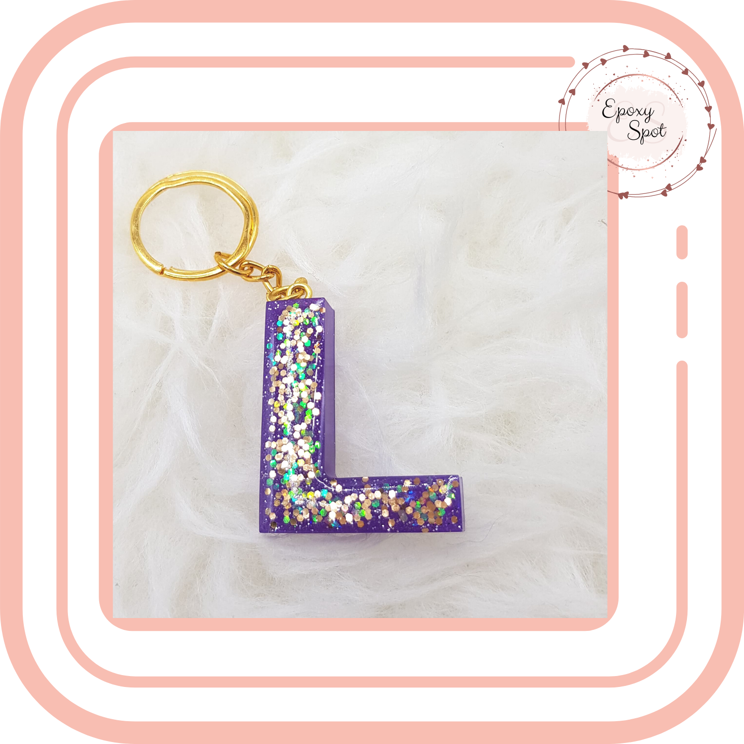 Paars Mix glitters